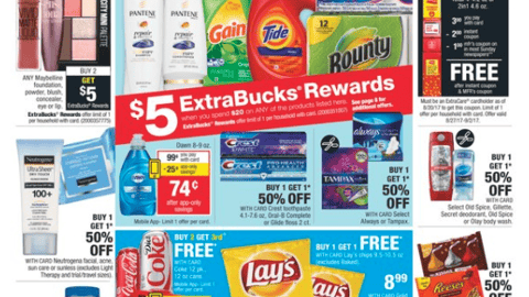 CVS P&G ExtraBucks Rewards Features